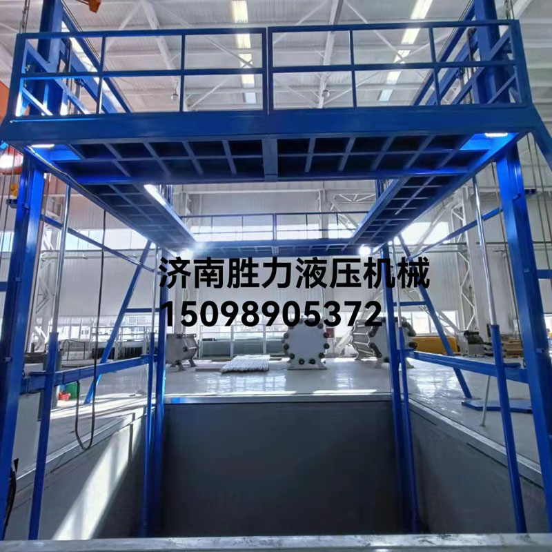 載重5噸特殊導軌式升降機2臺安裝完畢！